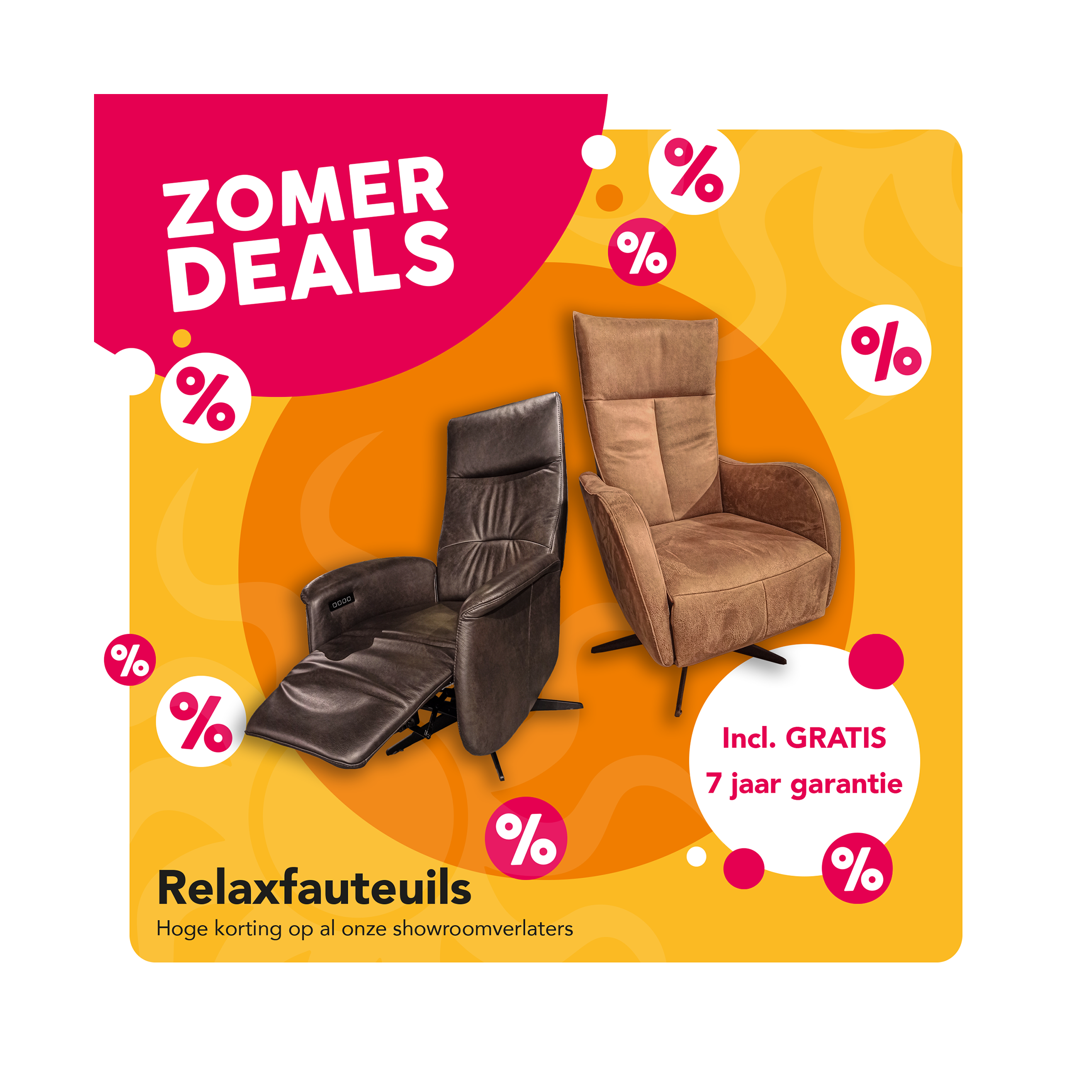 Zomerdeals relaxfauteuils