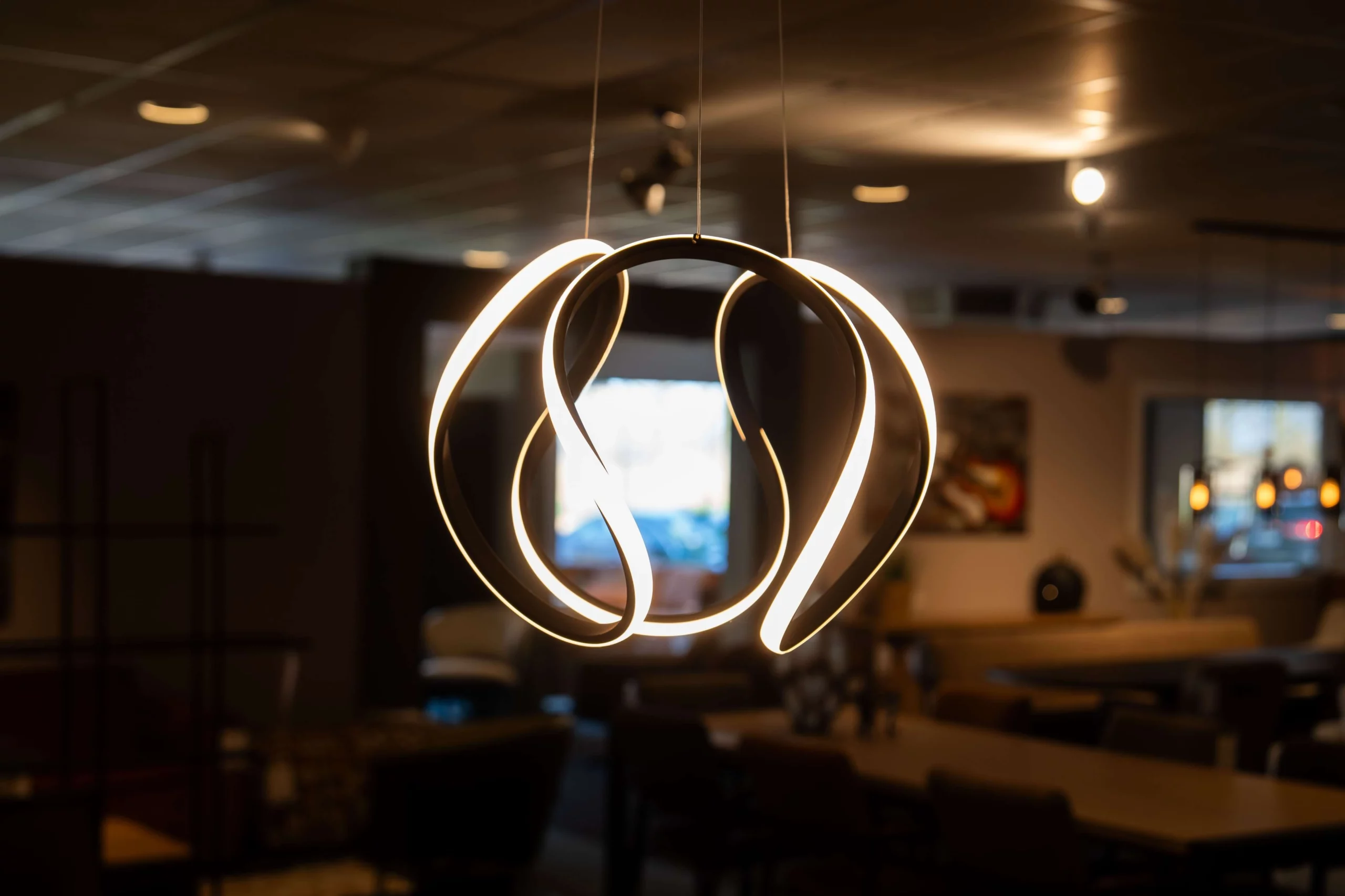 Moderne verlichting ronde vormen