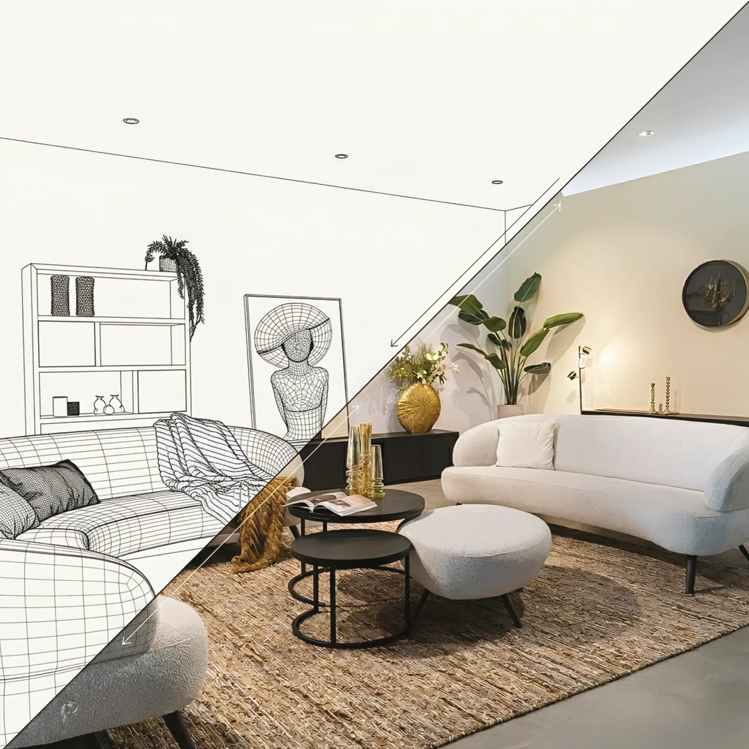 3D ontwerp Interieur