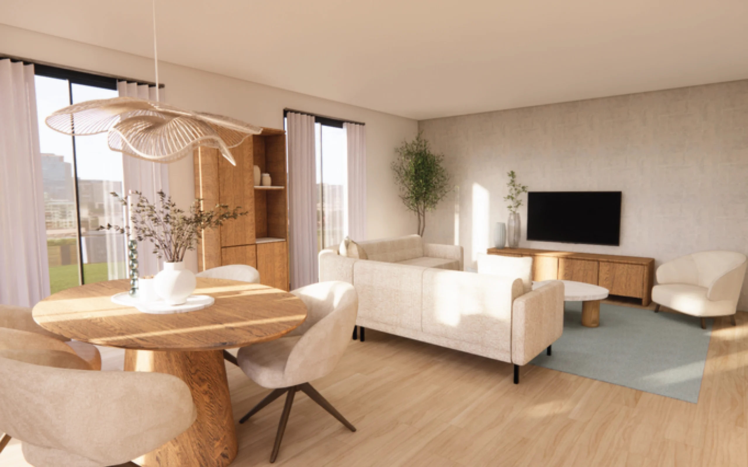 3D ontwerp Interieur before